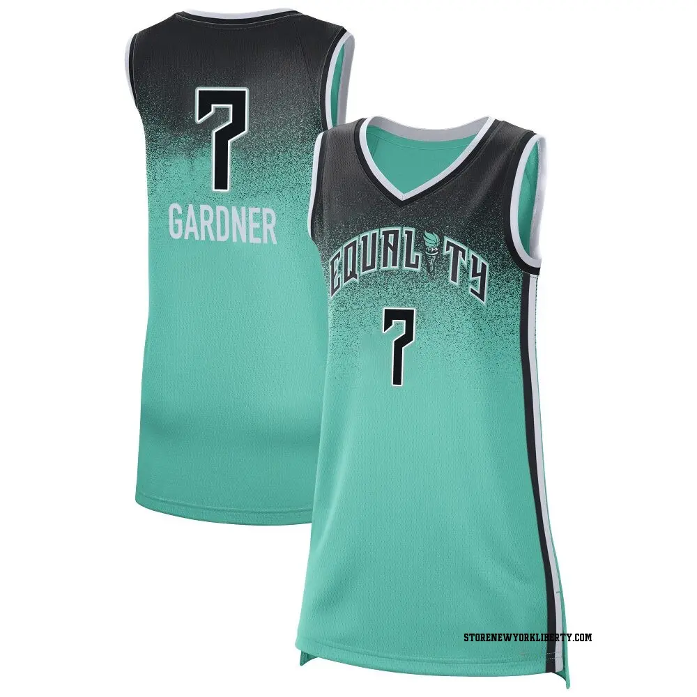 Women's Rebekah Gardner ＃7 Rebel Edition Victory New York Liberty Mint 2023 Jersey